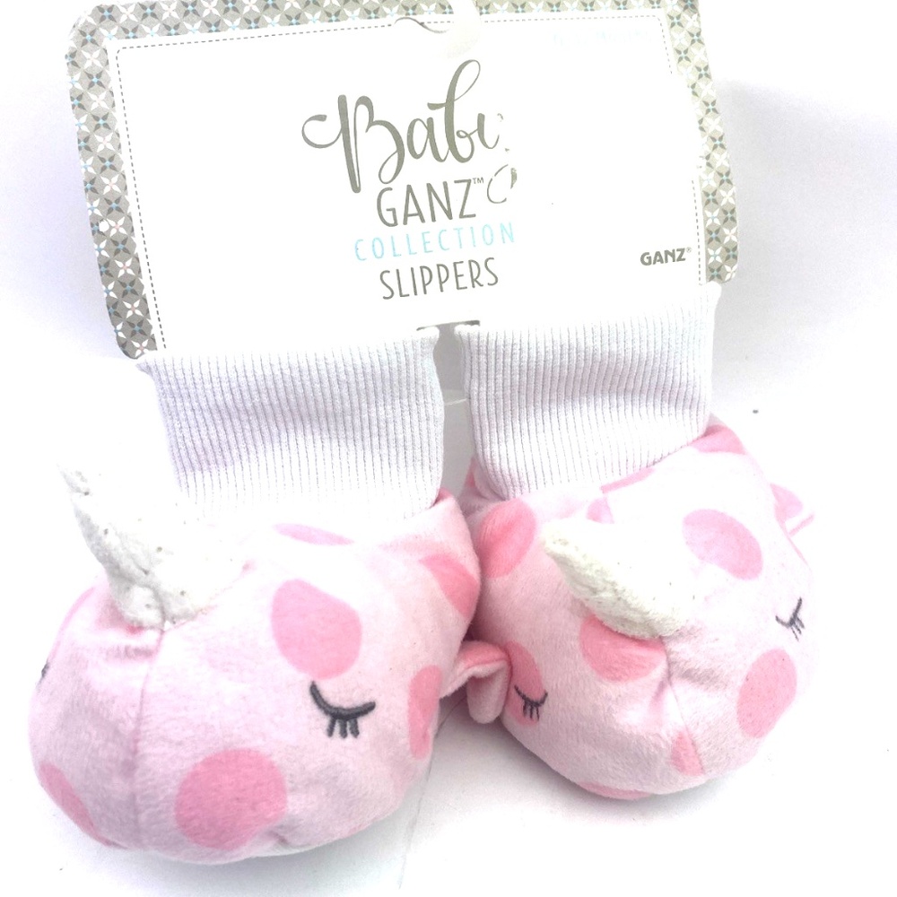 Baby Slippers Girls Size 0/12m Ganz Collection Pink Whale Infant Children Shoes